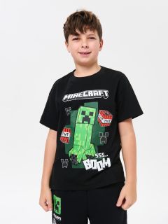 Βαμβακερό μπλουζάκι Minecraft