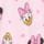 Obleka Minnie Mouse - pastelno roza