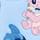 Maska za iPhone 13/14 Stitch - svetlo plava