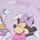 Pikkade varrukatega T-särk Minnie Mouse - lavendlivärvi