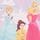 Öösärk Disney Princess - pastellroosa