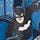 Pulover s kapuco Batman - mornarica