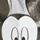 Mickey Mouse drawstring backpack - light grey