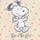 Sipupüksid Snoopy - kreemvalge