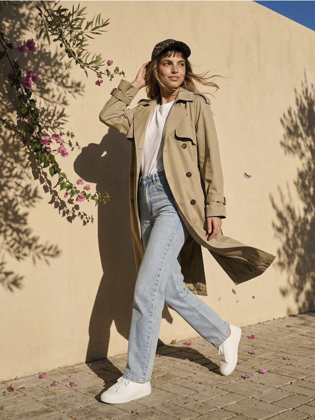 Sinsay - Tricou basic - alb