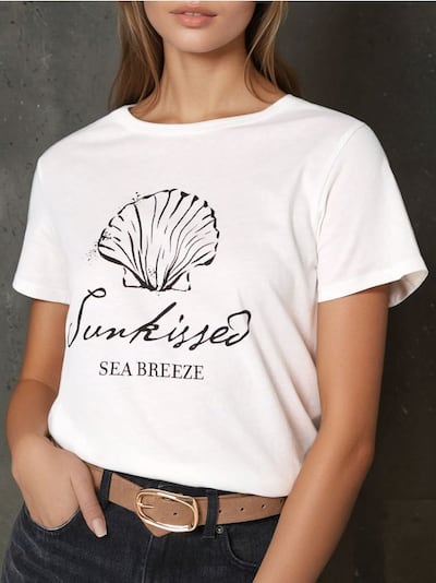 T-shirt mit Aufdruck
