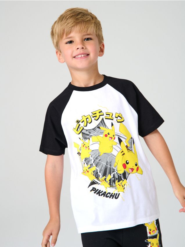 Sinsay - Tricou Pokémon - alb