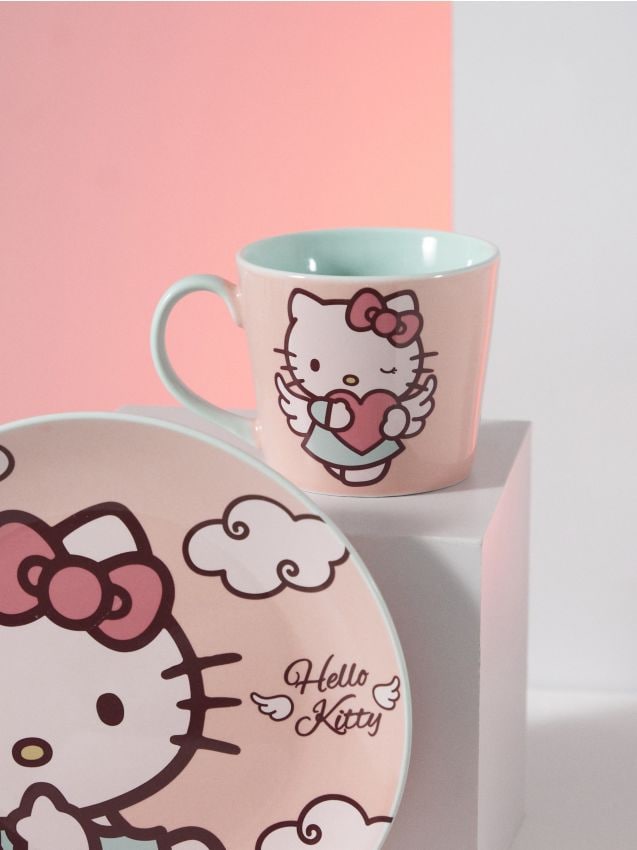Sinsay - Keramický hrnček s potlačou Hello Kitty - viacfarebná
