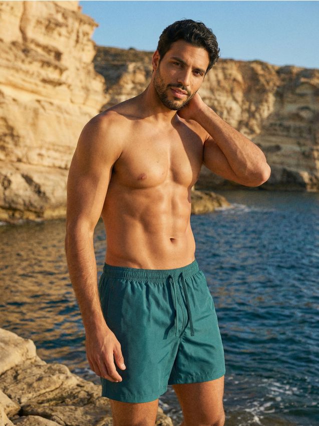 Sinsay - Șort de baie - indigo