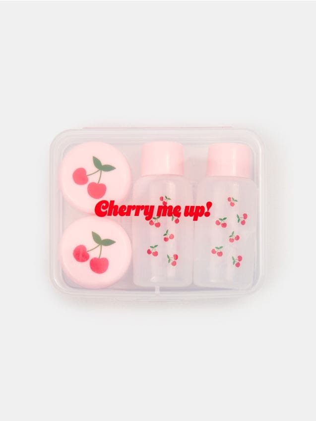 Sinsay - Set de 5 dozatoare cosmetice pentru voiaj - albastru-pal