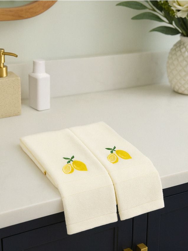 Sinsay - Prosop din bumbac 30x50 - alb