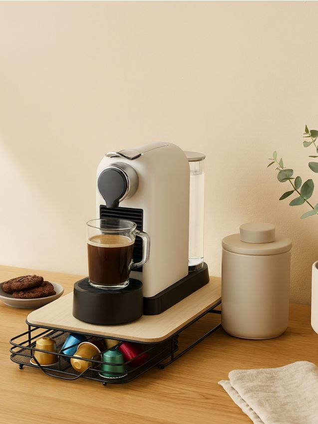 Sinsay - Držiak na kávové kapsuly so zásuvkou - béžová