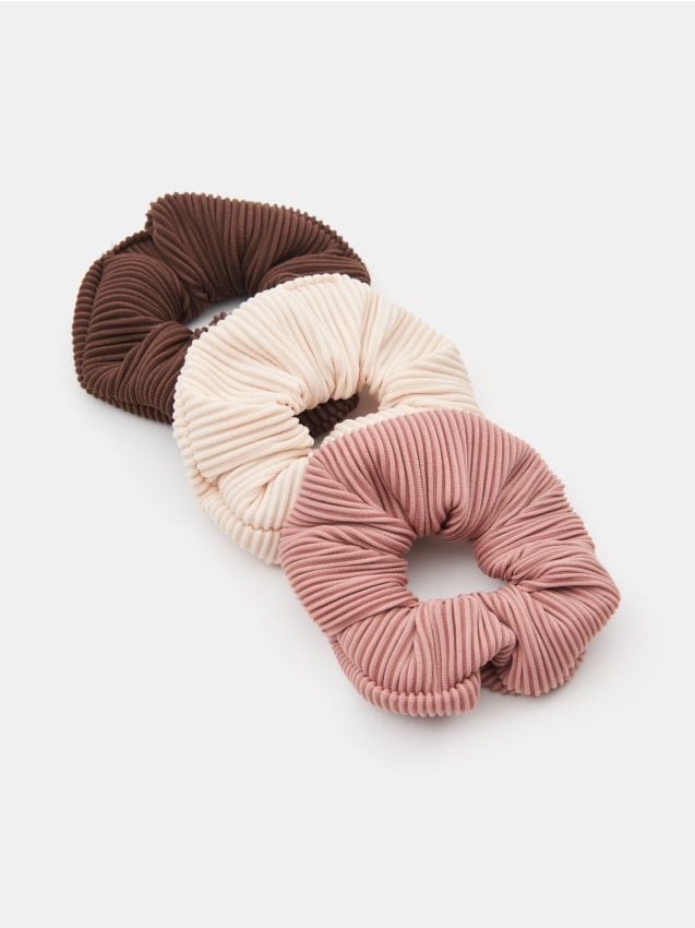 Sinsay - Súprava 3 gumičiek do vlasov - viacfarebná