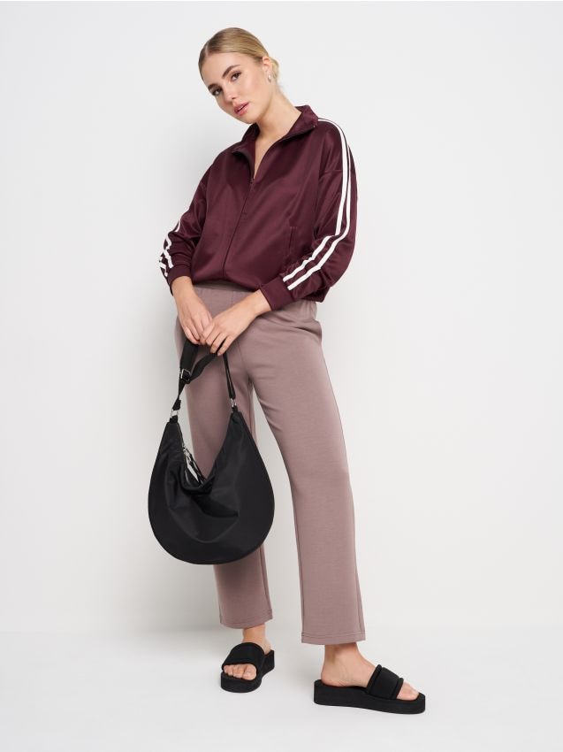 Sinsay - Bluză sport - bordo