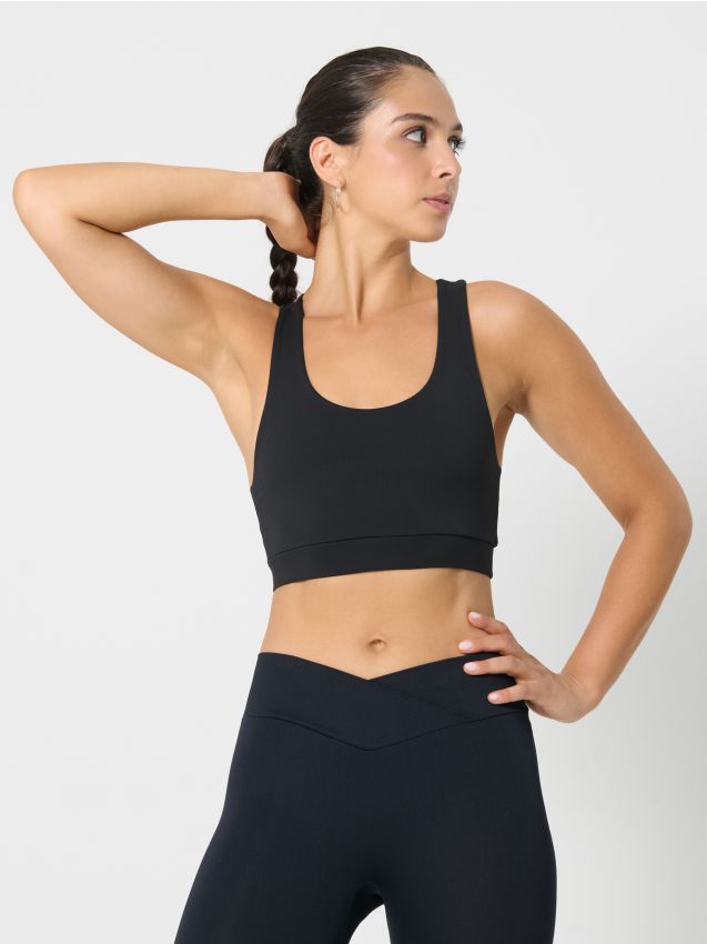 Sinsay - Top sportiv - negru