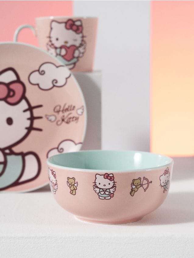 Sinsay - Keramická miska s potlačou Hello Kitty - viacfarebná