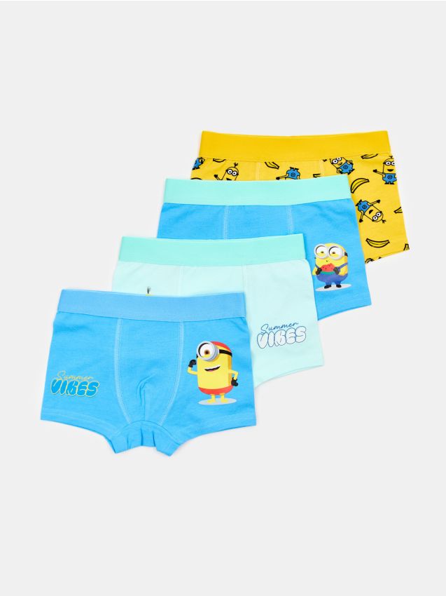 Sinsay - Памучни Боксерки 4 Pack Minions