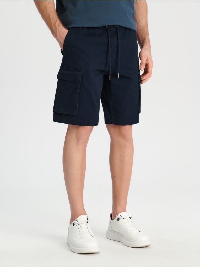 Cargo shorts Color navy - SINSAY - 0039T-59X