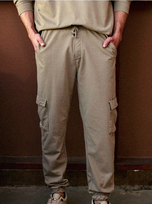Sinsay - Spodnie jogger cargo - Inny