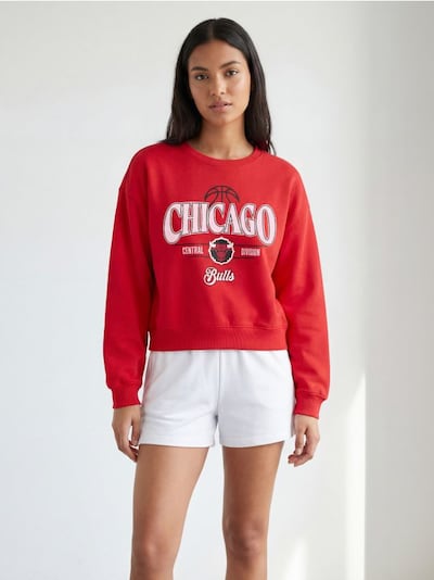 Світшот із принтом Chicago Bulls NBA
