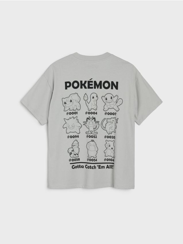 Sinsay - Pamučna majica s printom Pokemon