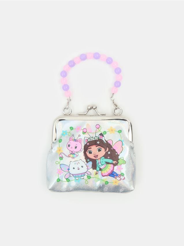 Sinsay - Portofel cu mâner din mărgele Gabbys Dollhouse - multicolor