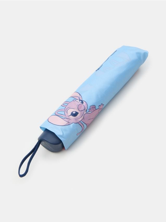 Sinsay - Umbrelă automată cu husă Stitch - light blue