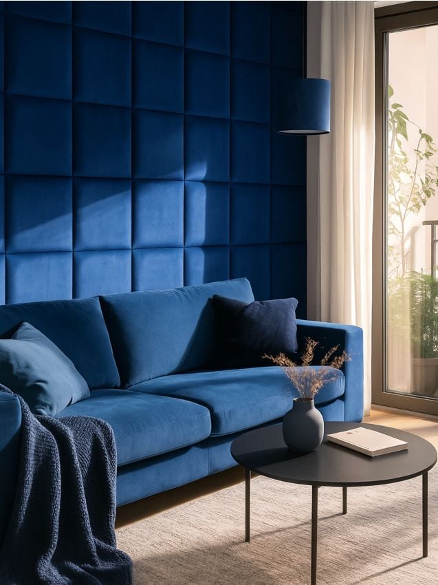 Sinsay - Panou de perete tapițat - bleumarin