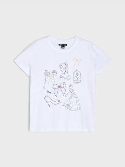 Puuvillane t-särk pildiga Cinderella