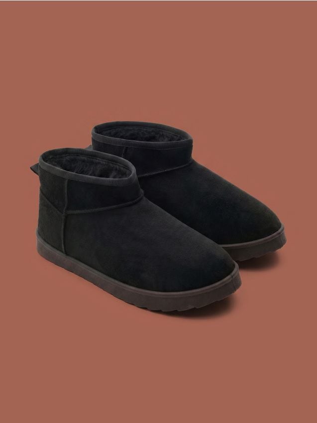 Sinsay - Botine căptușite - negru