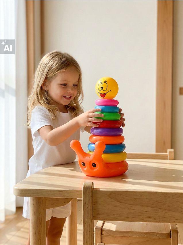 Sinsay - Jucărie – Turn de stivuit în formă de melc - multicolor