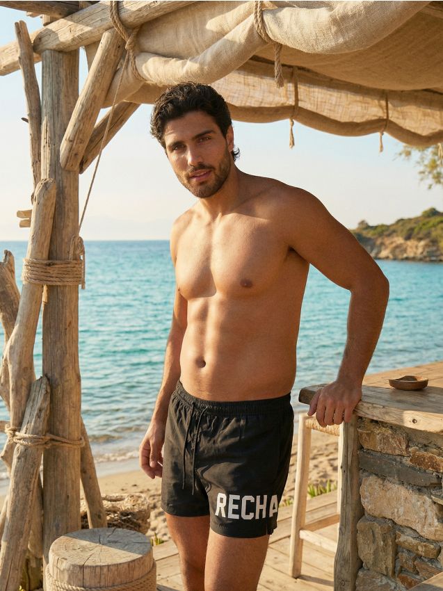 Sinsay - Șort de baie - negru