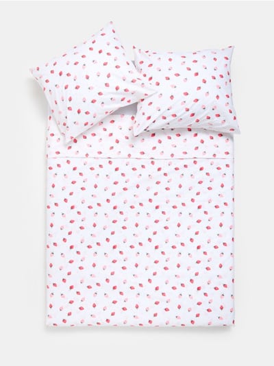 Ložní souprava s motivem jahod