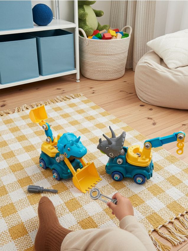 Sinsay - Vozidlá na skladanie 2 balenie - modrá