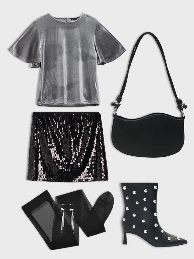 Sinsay - Minisukňa - čierna