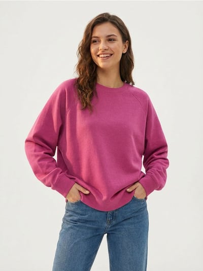 Sweatshirt mit Rundhalsausschnitt