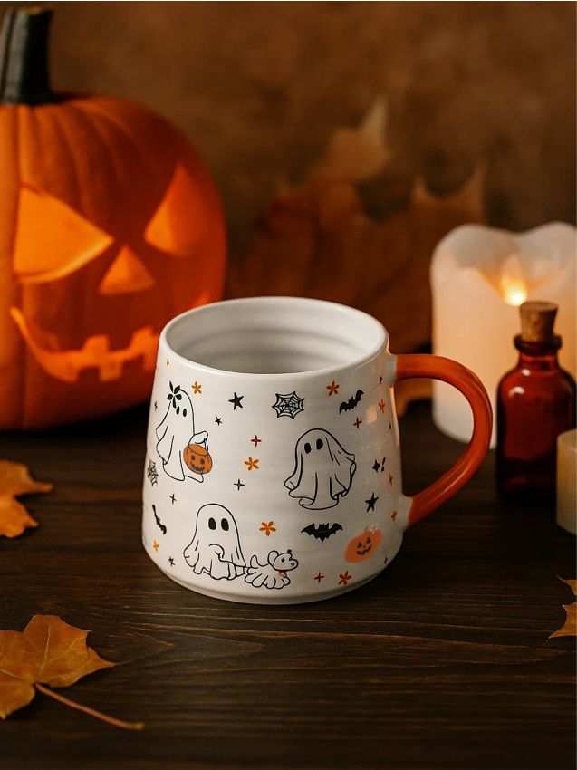 Sinsay - Hrnček s halloweenskym motívom - viacfarebná