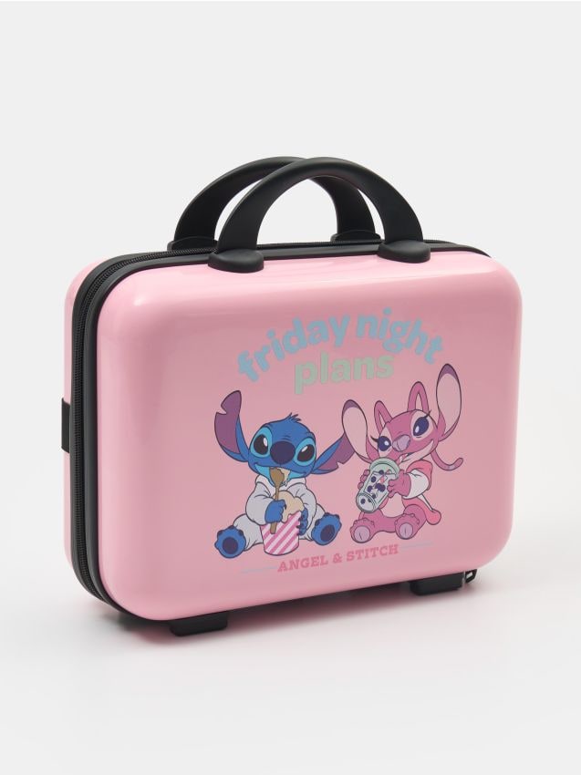 Sinsay - Kozmetická taštička Stitch - pastelová ružová