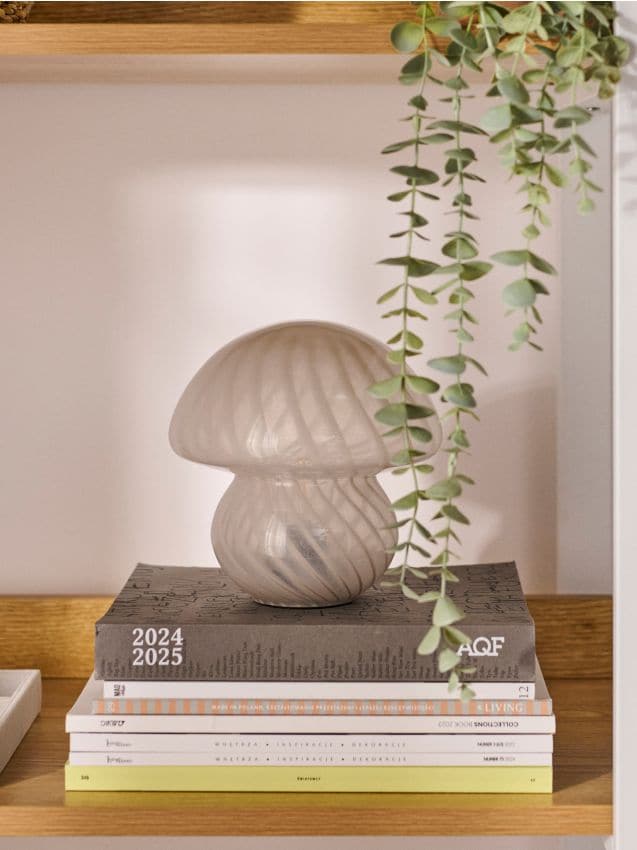 Lampada LED a forma di fungo - bianco