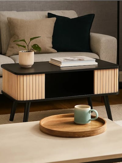 Tējas galdiņš ar plauktu