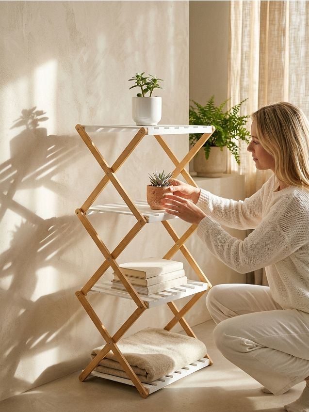 Sinsay - Policioară de perete metalică - alb