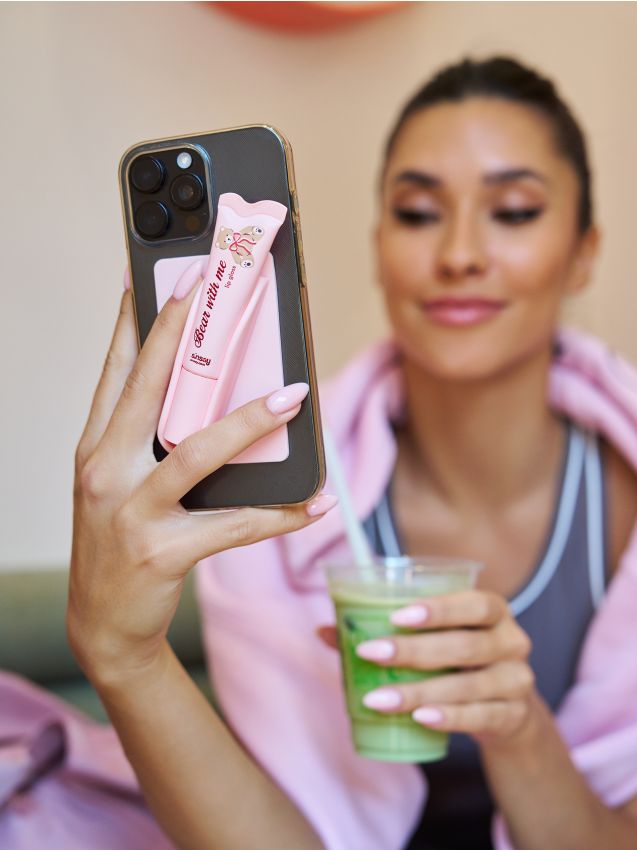 Sinsay - Lesk na pery a držiak na lesk - pastelová ružová