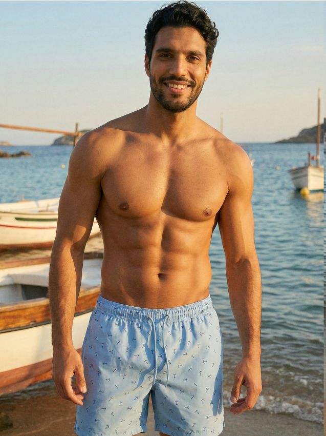 Sinsay - Șort de baie - light blue