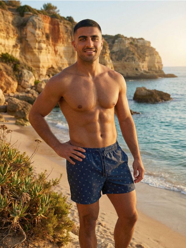 Sinsay - Șort de baie - bleumarin