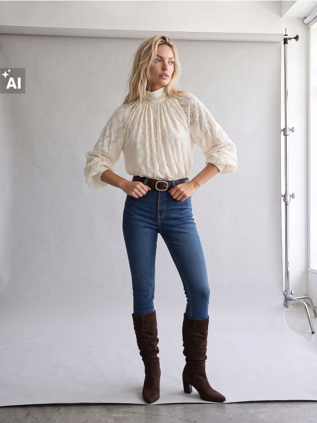 Sinsay - Blugi skinny cu talie înaltă și amestec de vâscoză - bleumarin
