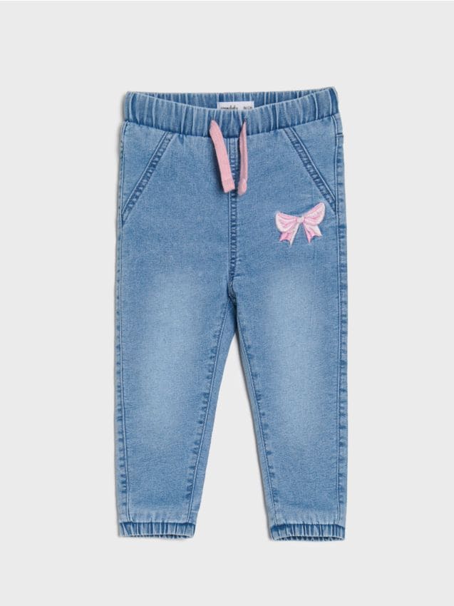 Sinsay - Džínsy s flísovou podšívkou - modrá