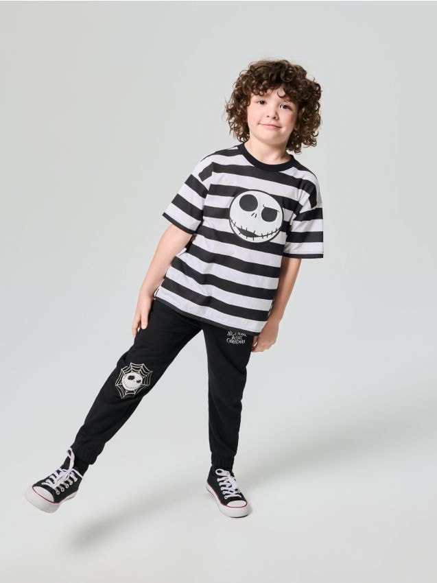 Sinsay - Tricou Nightmare Before Christmas - alb