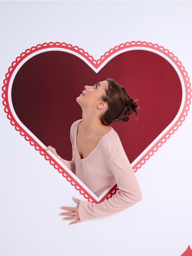 Sinsay - Clamă de păr - bordo