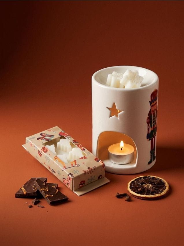 Sinsay - Arzător de ceară parfumată Chocolate Orange - bej