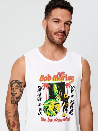 Koszulka tank top Bob Marley